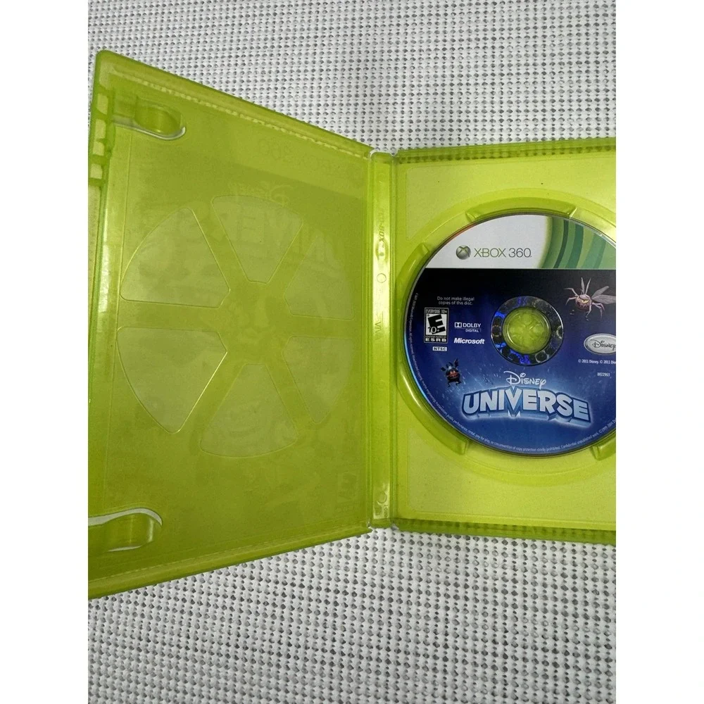Disney Universe Microsoft Xbox 360 Action Adventure Game Disc Case Untested